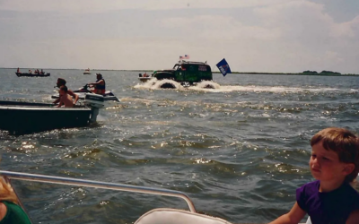 When a monster truck crossed the Currituck Sound